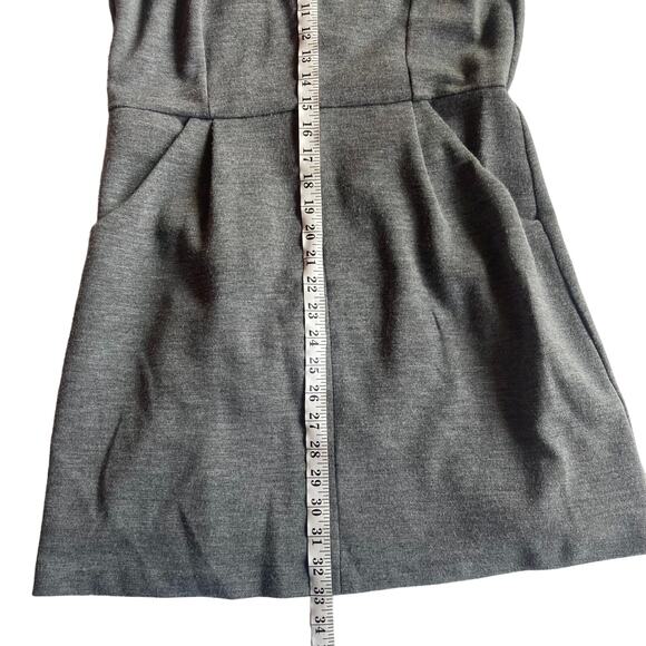 Milly Of New York Women's Gray Racerback Dress Size Large - Picture 9 of 9